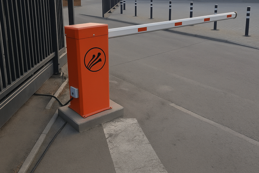 Šlogbaumu montavimas